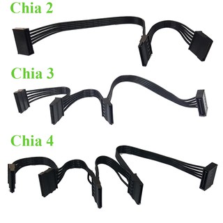 Dây cáp chia nguồn sata 2 - 3 - 4 - 5 cổng - Loại tốt