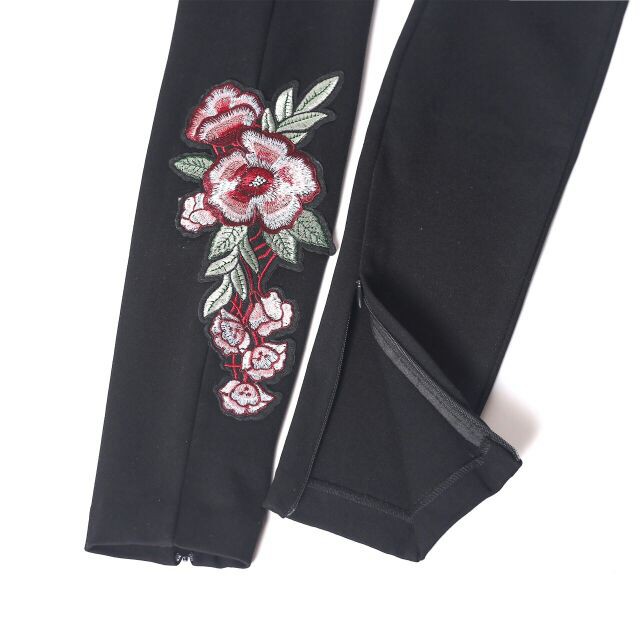 QUẦN TREGGING ZARA KHÓA SƯỜN - THÊU HOA - XUÁT XỊN