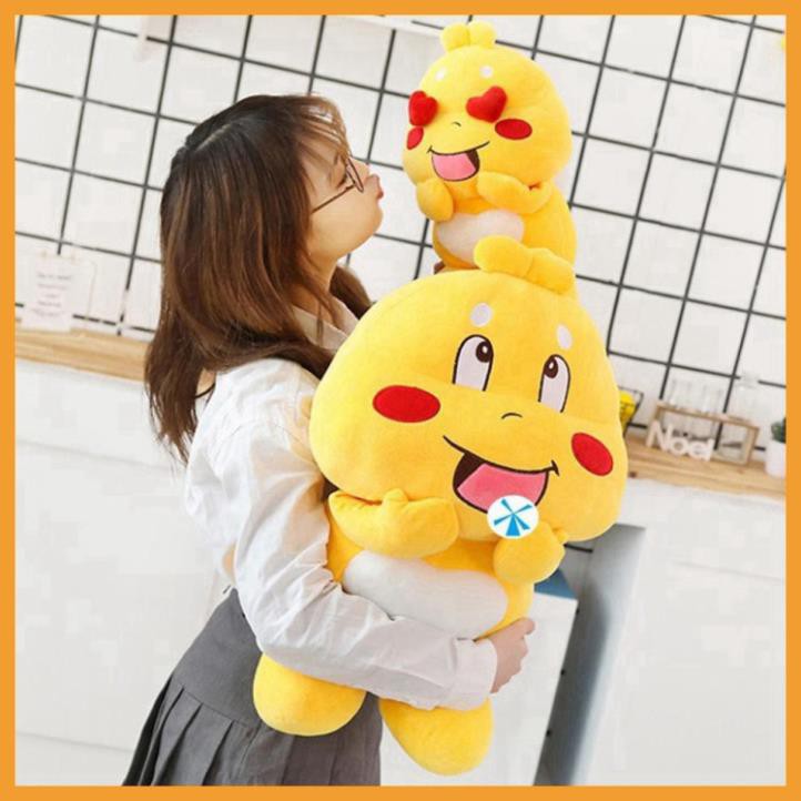 Gấu Bông Ong Vàng - Qoobee Gối Ôm Hình Thú Khủng Long Ong Vàng Mềm Mịn Siêu Đáng Yêu Nhiều Size 35cm-1m st135