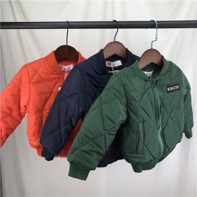 Áo khoác bé trai bomber combo 7c