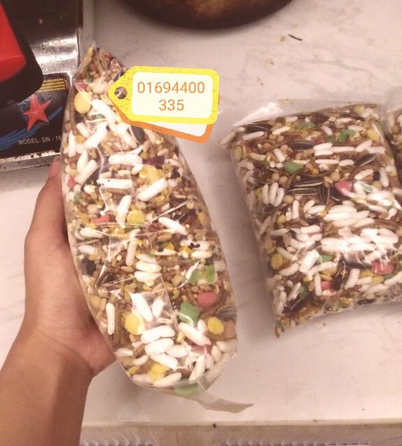 Thức ăn rang chín trộn sâu cho hamster (400g)