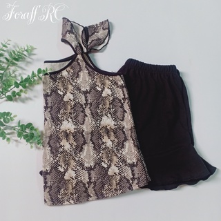 Đồ bộ ngủ nữ RCB02, hai dây thun cotton 2 chiều dành cho người dưới 60kg