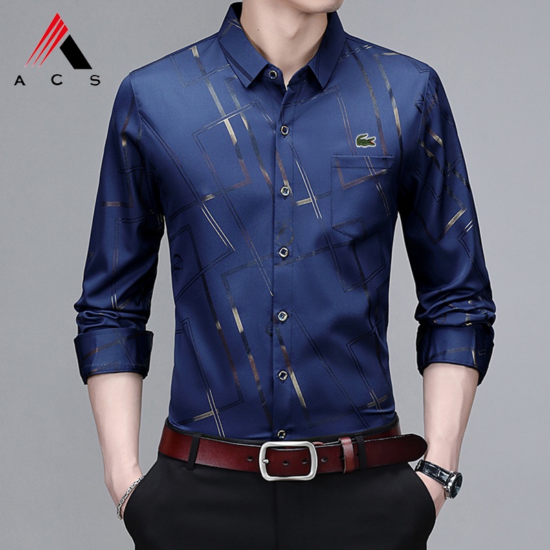 Áo Sơ Mi Dài Tay Thời Trang Công Sở Dành Cho Nam