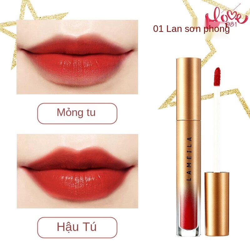 [Hàng mới về] Son kem mật ong có dưỡng lâu trôi ngọt ngào cho nữ