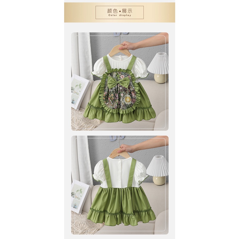 Đầm Phong Cách Lolita Thời Trang Mùa Hè Mới Dành Cho Bé Gái