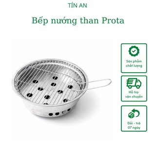 Bếp nướng than inox kèm vĩ nướng Prota tiện dụng