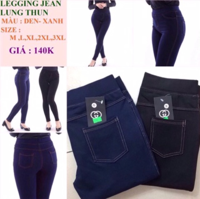 QUẦN LEGGING GIẢ JEAN'S cam kết ( hàng đẹp loại 1) giá hạt rẻ 😘😘😘😘 | BigBuy360 - bigbuy360.vn