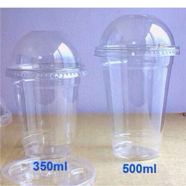 Bộ ly nắp cầu 50 cái