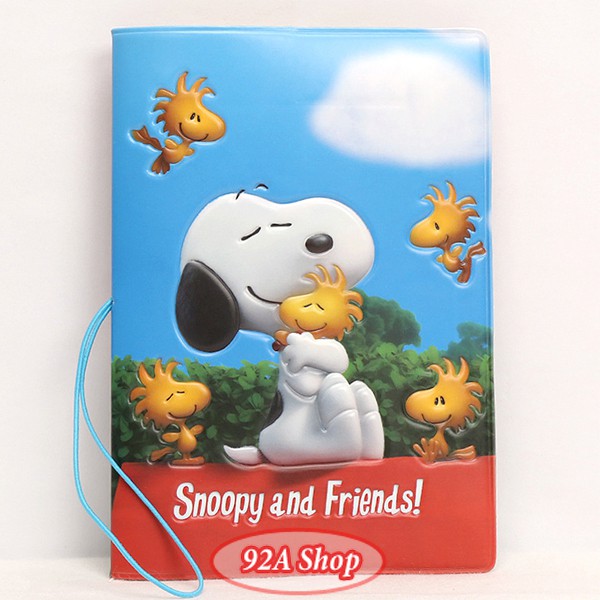 Vỏ hộ chiếu Passport Snoopy and Friends 3D