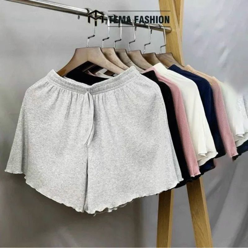 Quần đùi nữ mặc nhà, quần ngủ nữ thun cotton thoáng mát