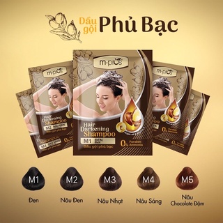 Dầu gội phủ bạc m.pros 25ml