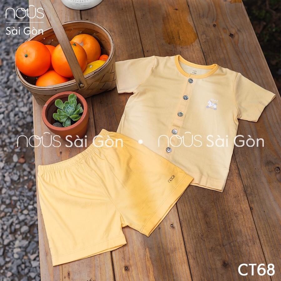 Nous- Bộ cộc tay cài giữa Nous cho bé. (3-6m đến 9-12m)