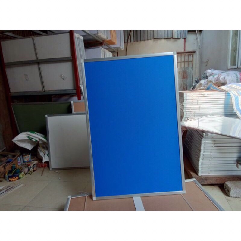 Bảng ghim nỉ xanh dương