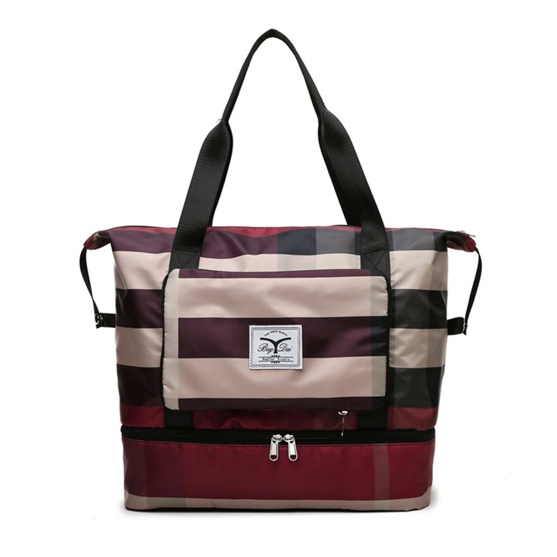 QQ Túi Xách Du Lịch Cỡ Lớn Có Ngăn Đựng Giày Tiện Dụng