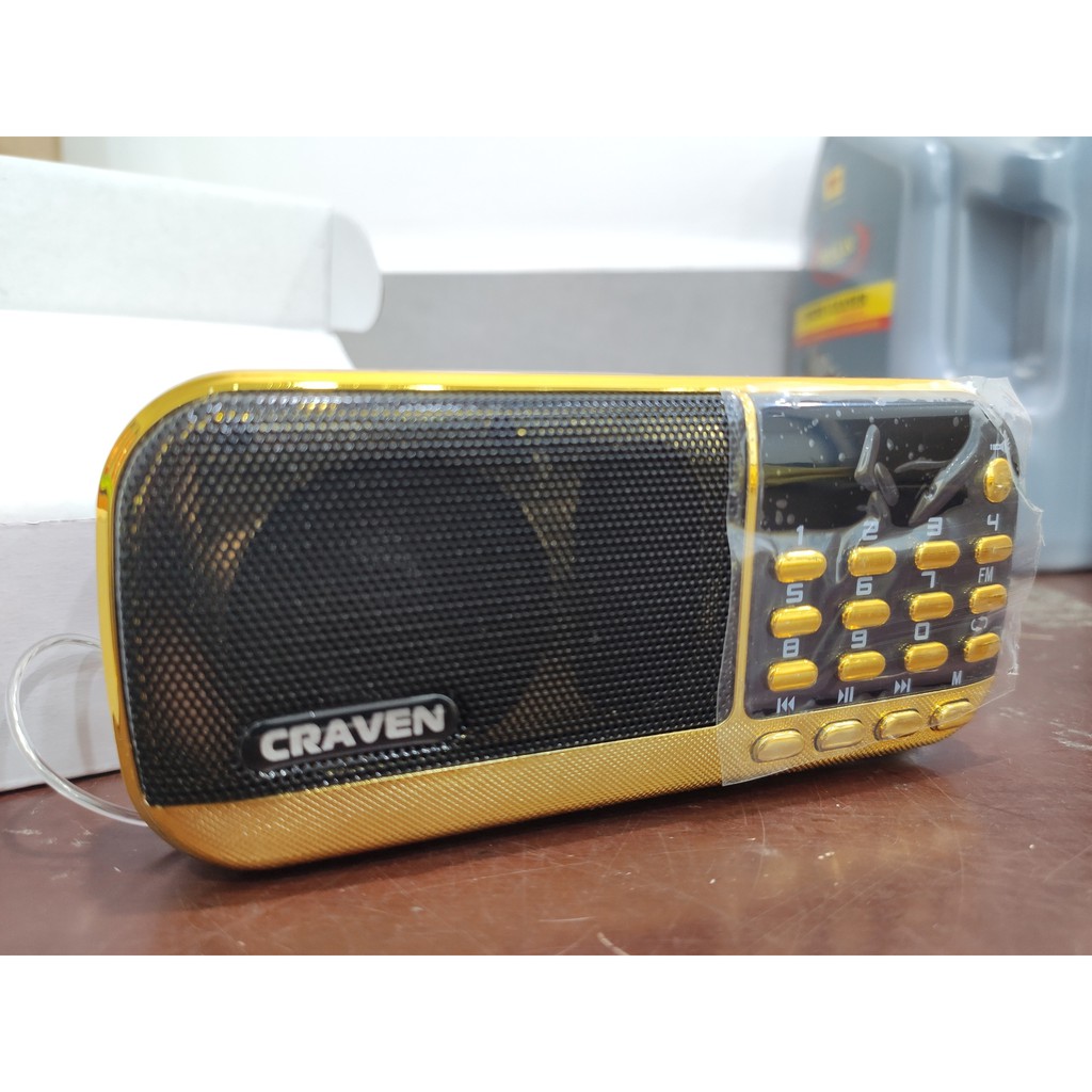 Loa nghe nhạc USB thẻ nhớ FM Craven CR-836 2 pin siêu trâu