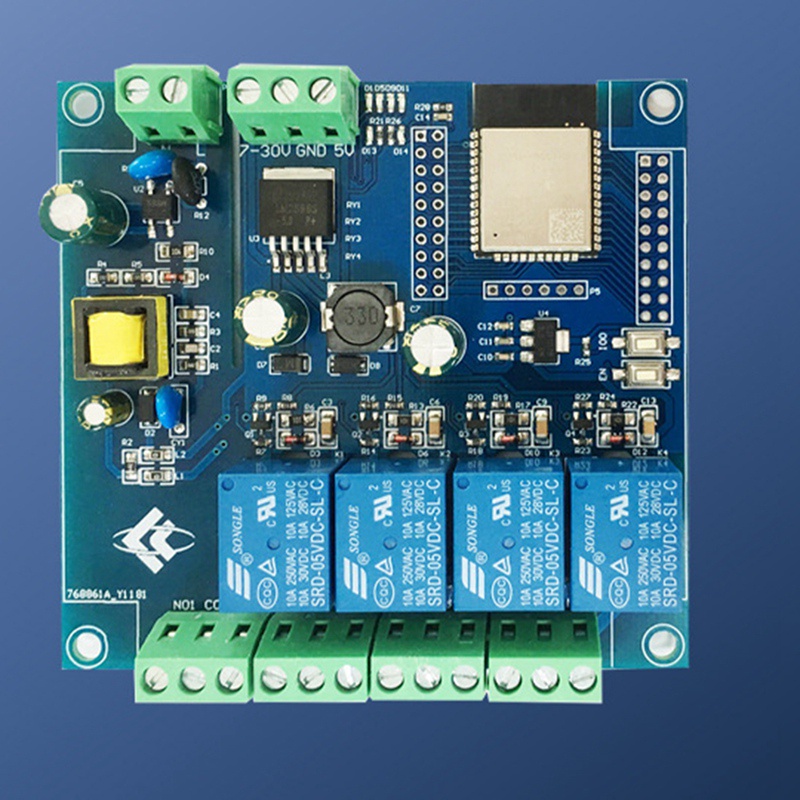 Mô Đun Rơ Le Phát Triển Bốn Chiều WIFI Bluetooth ESP32 ESP32 DC 220V / DC 5-30V Cổng 1 / O
