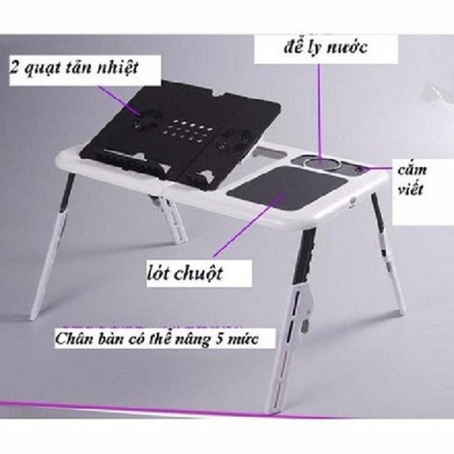 [BÁN CHẠY] Bàn để Laptop Đa Năng E-Table LD09