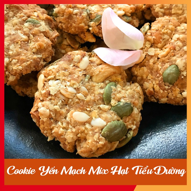 Bánh Ăn Kiêng 🍪 GIẢM CÂN 🍪 Cookie Yến Mạch Mix Hạt Tiểu Đường_ Bánh dành cho người tiểu đường ăn kiêng, giảm ký | BigBuy360 - bigbuy360.vn