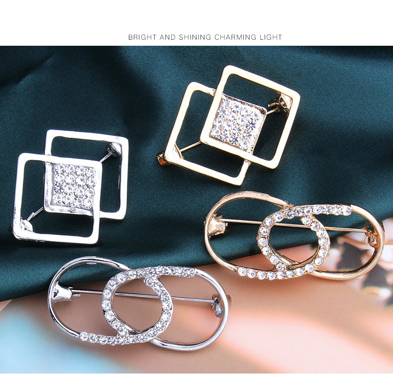 Ghim Cài Áo Hình Kim Băng Mạ Màu Độc Đáo