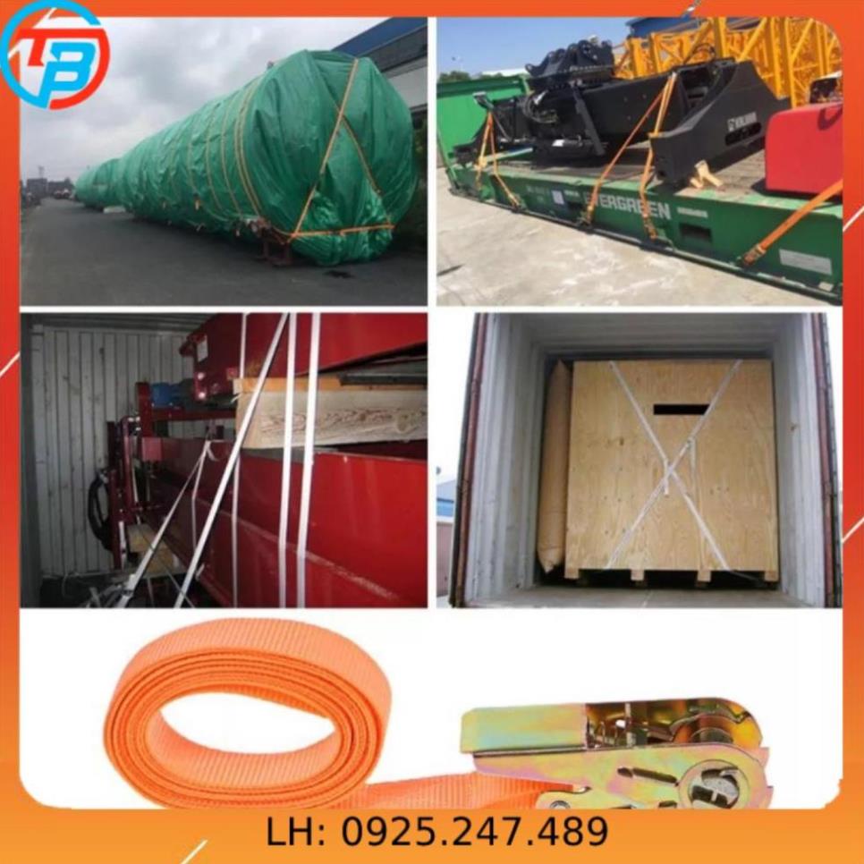 Dây chằng hàng tăng đơ bản 25mm.Đủ các size 3 mét,5 mét,6 mét,8 mét.kIMKHINHATPHAT