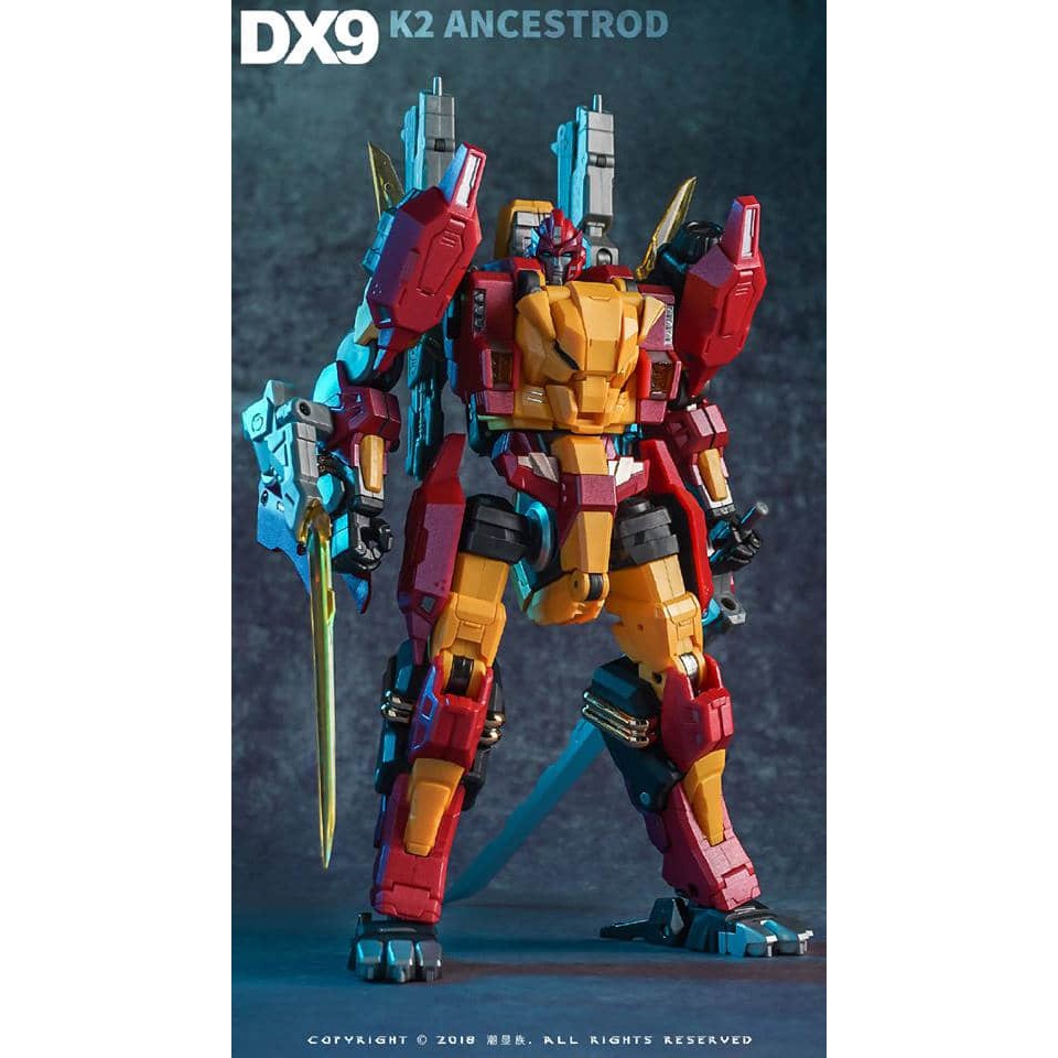 Mô hình Transformer robot biến hình HOTROD DX9 TOYS  K2   ANCESTROD