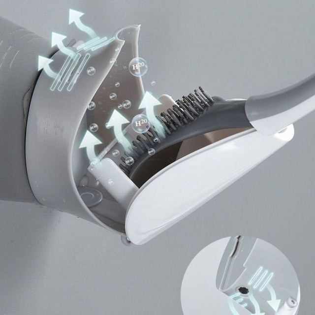 Cọ bồn cầu silicon, cọ toilet nhà vệ sinh cao cấp