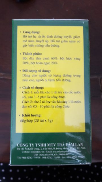 Chính hãng Trà Dây thìa canh Tâm Lan