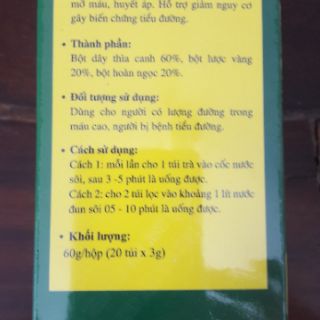Trà Dây Thìa Canh Tâm Lan