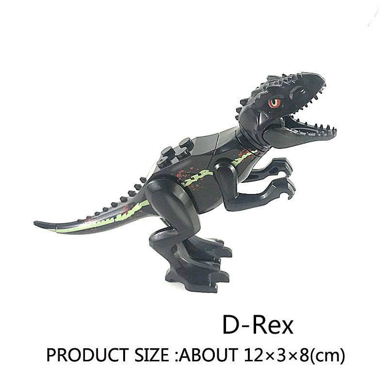 Đồ Chơi Lắp Ráp play Khủng Long T-Rex Tyrannosaurus Velociraptor