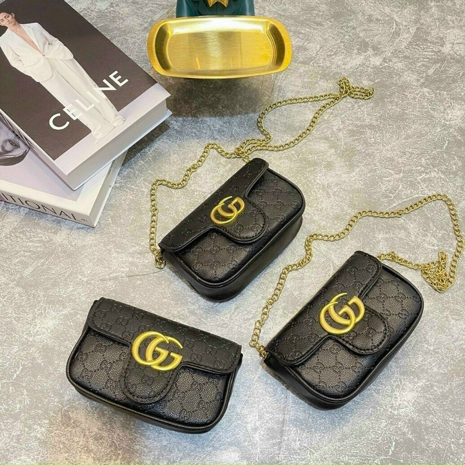 Túi túi xach nu G.C đeo chéo đeo vai  kẹp nách  có dây đeo full box da mềm cao cấp size 22 siêu xinh