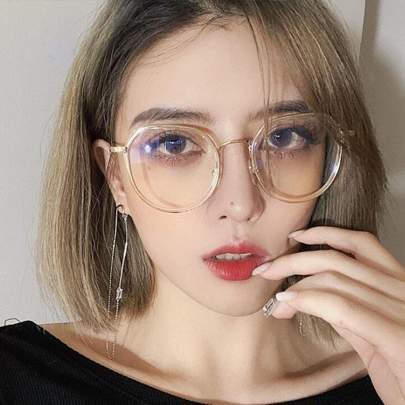 Mắt Kính Đọc Sách Có Gọng Chống Ánh Sáng Xanh Chống Bức Xạ Thời Trang Hàn Quốc