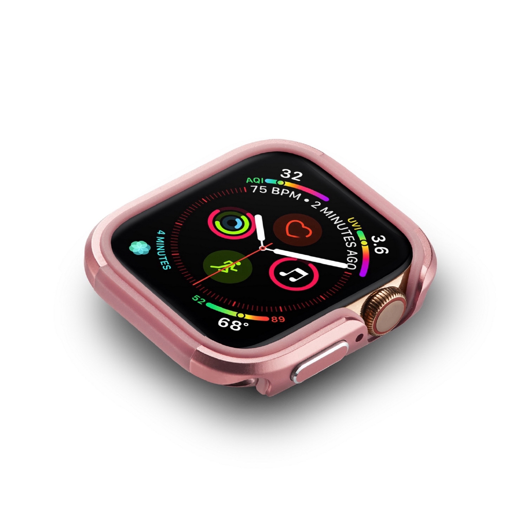 New Design Aluminum Alloy+TPU Case for Apple Watch Series 5 4 Cover 44mm 40mm Bumper High Quality Shell