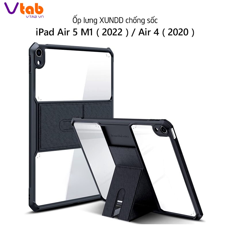 Ốp lưng XUNDD iPad Air 5 M1 ( 2022 ) / Air 4 ( 2020 ) 10.9-in Chống sốc, Mặt lưng chân đế