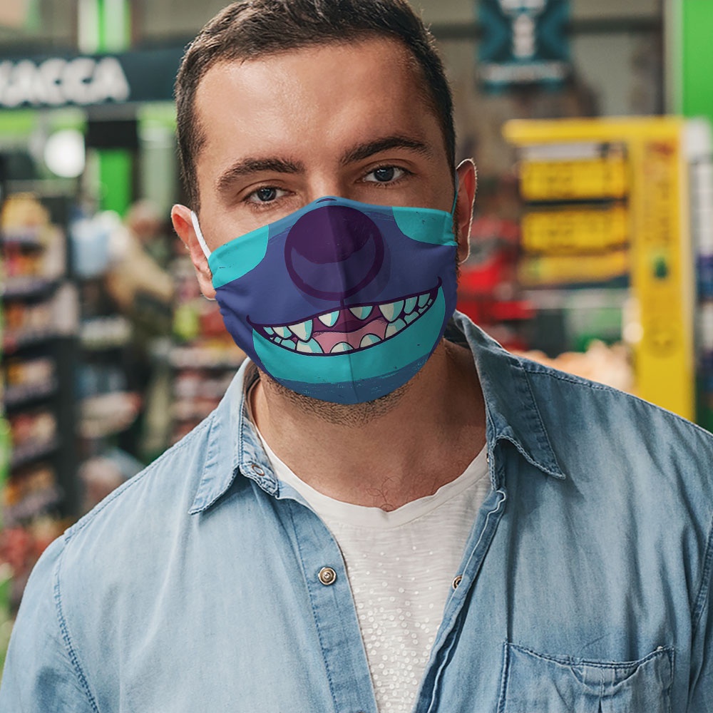 Khẩu trang thú cưng cute hoạt hình dễ thương cho bé trẻ em Hình Vẽ DRAWN CARTWELL dây đeo mềm bảo vệ toàn diện dày 2 lớp