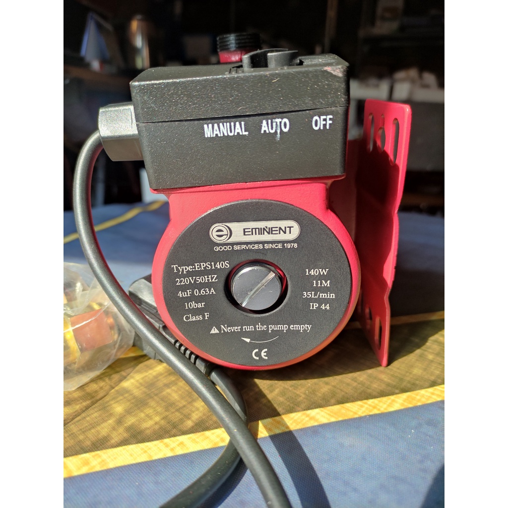 Bơm tăng áp nước nóng siêu êm 140W - Eminent Thái Lan