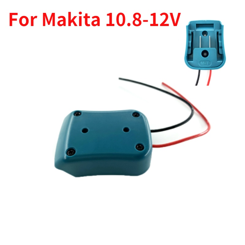 Bộ Chuyển Đổi Pin Cho Makita / Bosch / Milwaukee / Dewalt / Đen&amp;Giá Đỡ Kết Nối Nguồn Điện 18V 14Awg Kèm Công Tắc