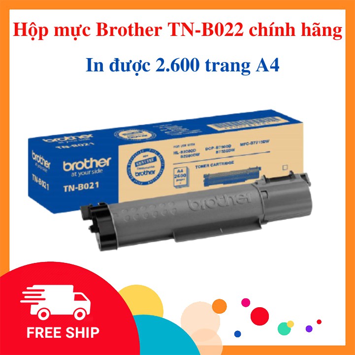 HỘP MỰC BROTHER TN-B022 HÀNG CHÍNH HÃNG - MỰC IN MÁY IN BROTHER DCP-B7535DW, B2000D, B2080DW