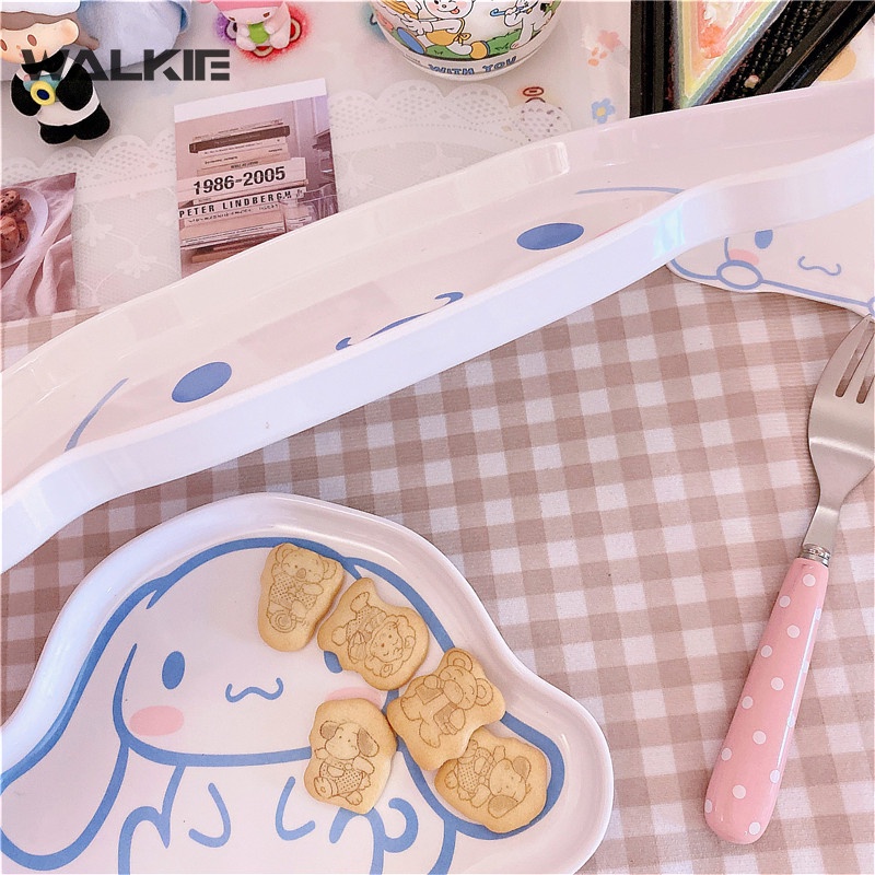 Đĩa Ăn Vặt Ba Ngăn In Hình Nhân Vật Hoạt Hình Cinnamoroll