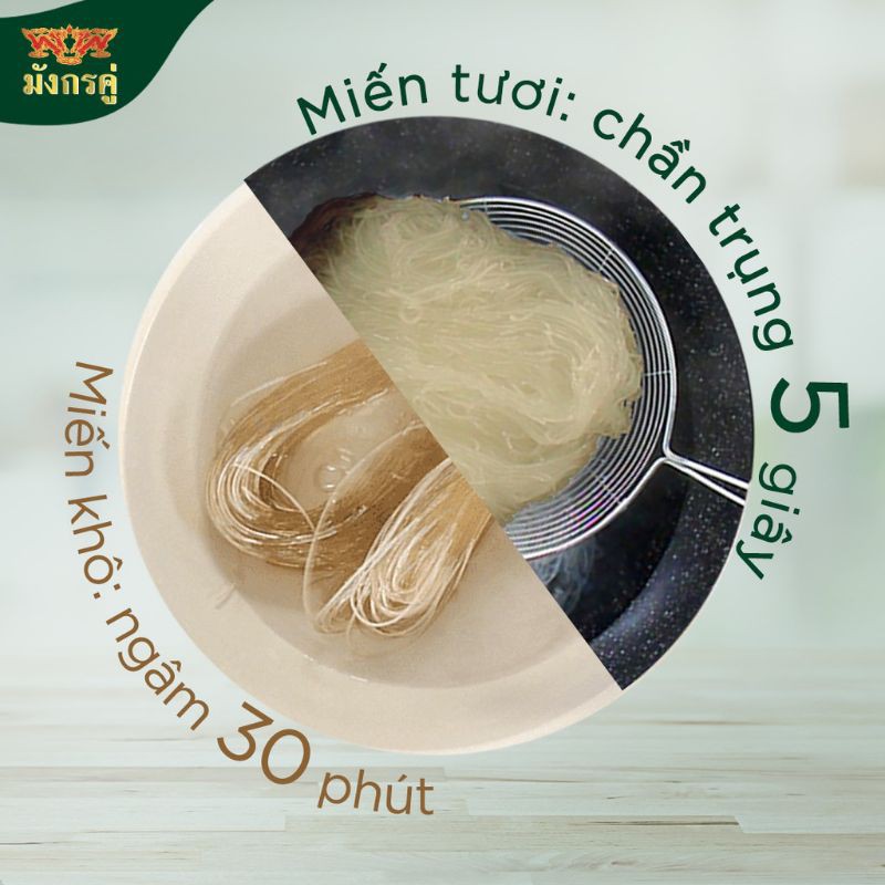 Miến tươi Thái Lan Song Long gói 1kg - Date mới nhất