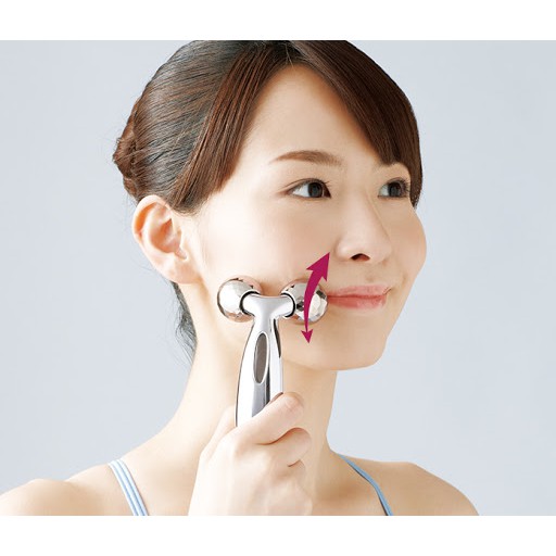 Cây lăn massage thon gọn mặt MTG ReFa Carat Ray Face RF-RF2121B - Hàng nhập khẩu