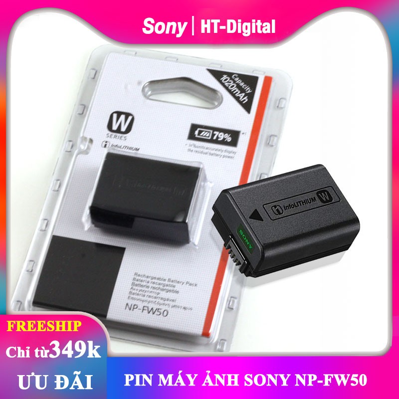 Pin máy ảnh Sony NP-FW50 A6000, A5000, 7R, A7R, 7S, A7