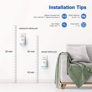 MÁY ĐUỔI MUỖI CẮM ĐIỆN ULTRASONIC
