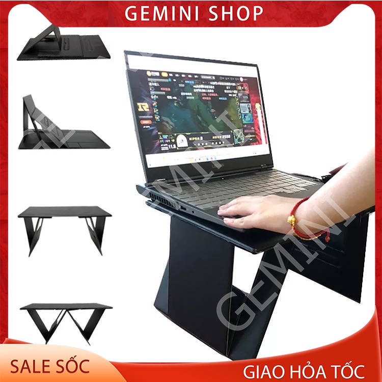 Bàn Xếp đa năng C12 đế tản nhiệt giá đỡ Laptop iPad máy tính bảng Đọc sách Gập Gọn Tùy Chỉnh Góc Độ GEMINI SHOP