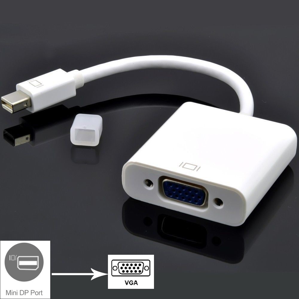 Cáp Mini Displayport  ra VGA. Vi Tính Quốc Duy