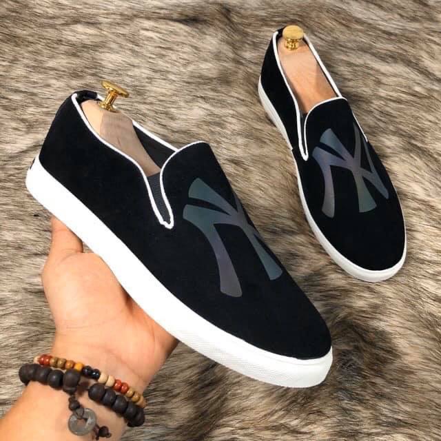 Giầy lười NY phản quang đế mỏng nam