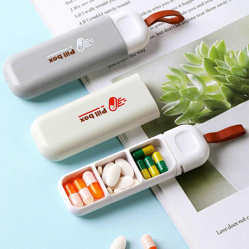 Hộp Đựng Thuốc 3 Ngăn Phong Cách Bắc Âu