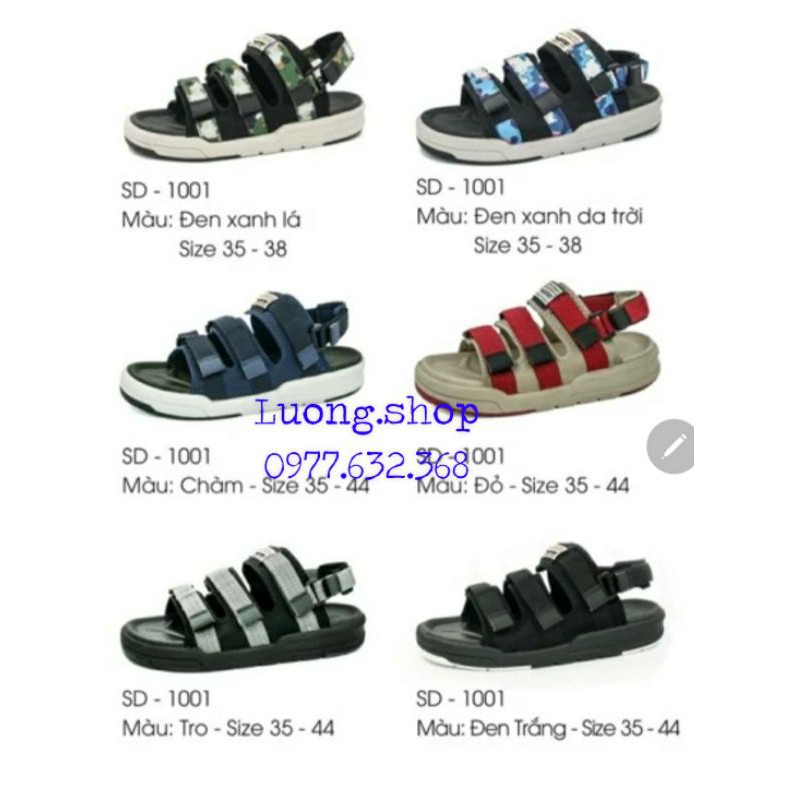 (Fullbox)Sandal Vento Nam Nữ Chính hãng bền đẹp SD-1001 (size 35-43)