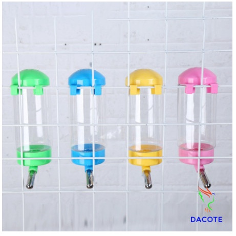 BÌNH NƯỚC TREO CHUỒNG CHO CHÓ MÈO - GẮN CHUỒNG TỰ ĐỘNG CHO CHÓ MÈO 350 ML và 500ML