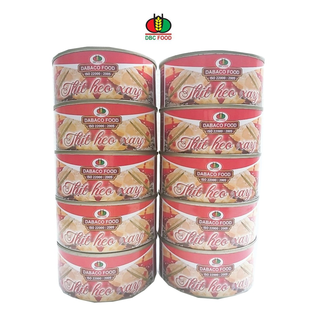COMBO 10 HỘP THỊT HEO XAY CHUẨN DABACO