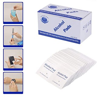 100 miếng Vải tẩm cồn lau màn hình điện tử, điện thoại